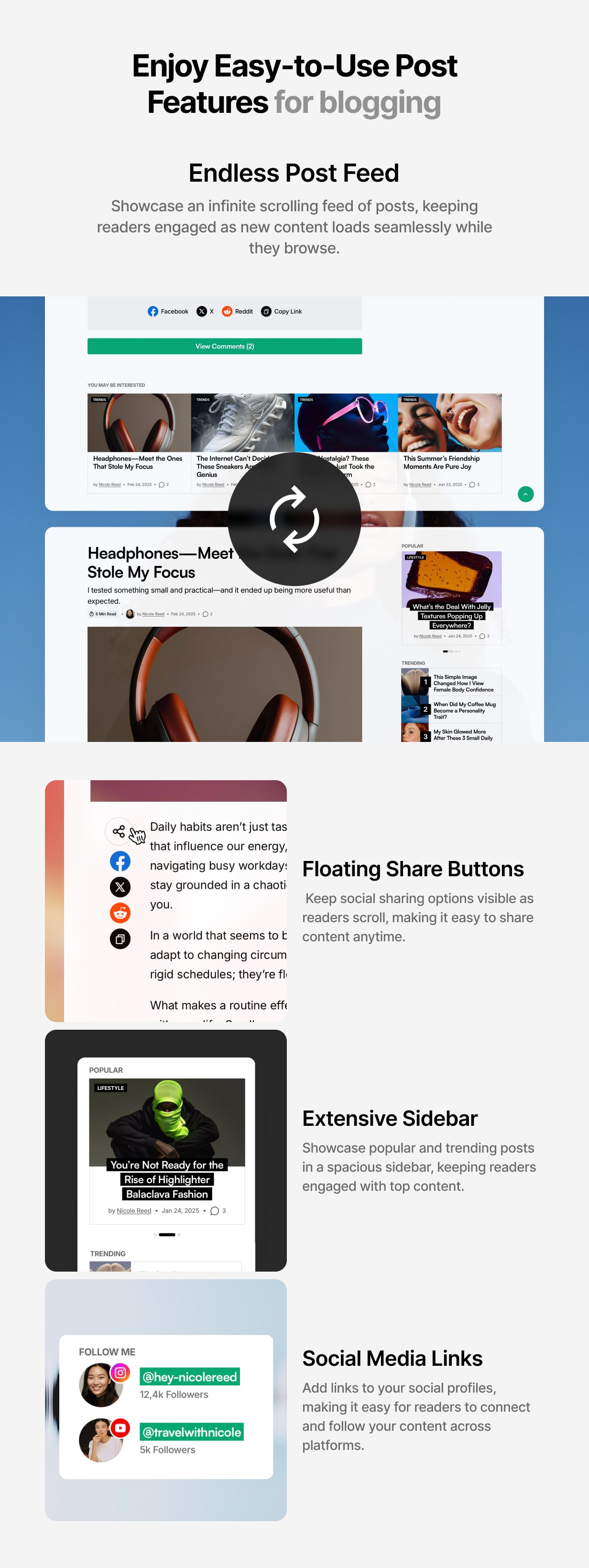 Flux – KI-gestütztes Blog- und Magazin-WordPress-Theme – 8