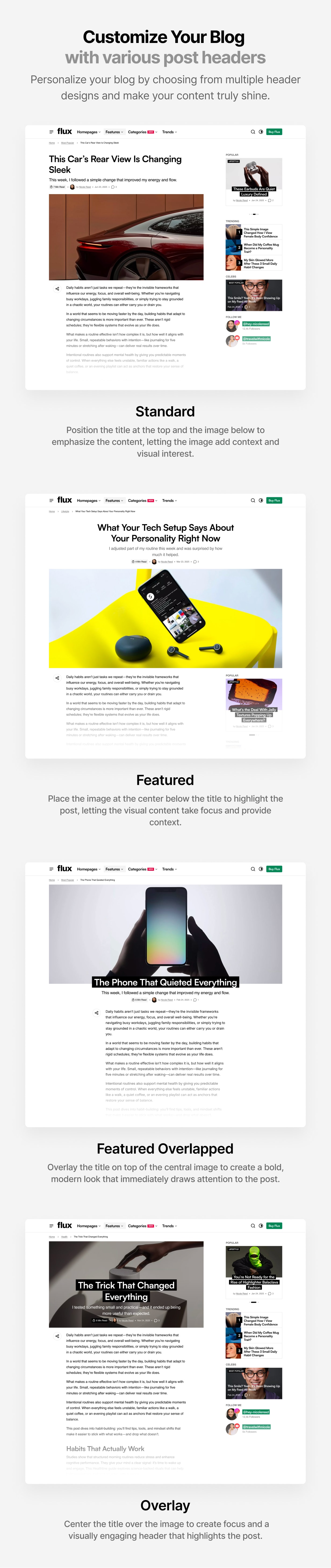 Flux – KI-gestütztes Blog- und Magazin-WordPress-Theme – 7
