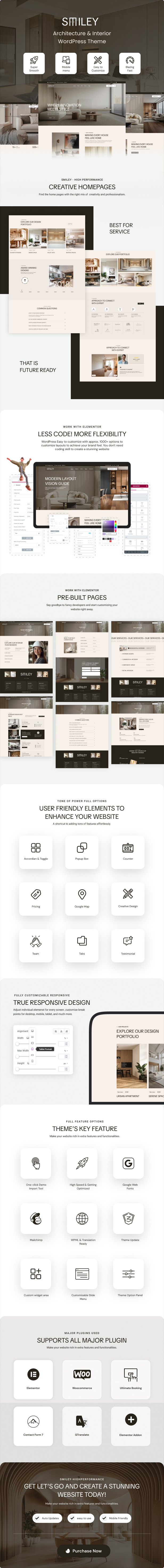 Smiley – WordPress-Theme für Architektur und Inneneinrichtung – 1