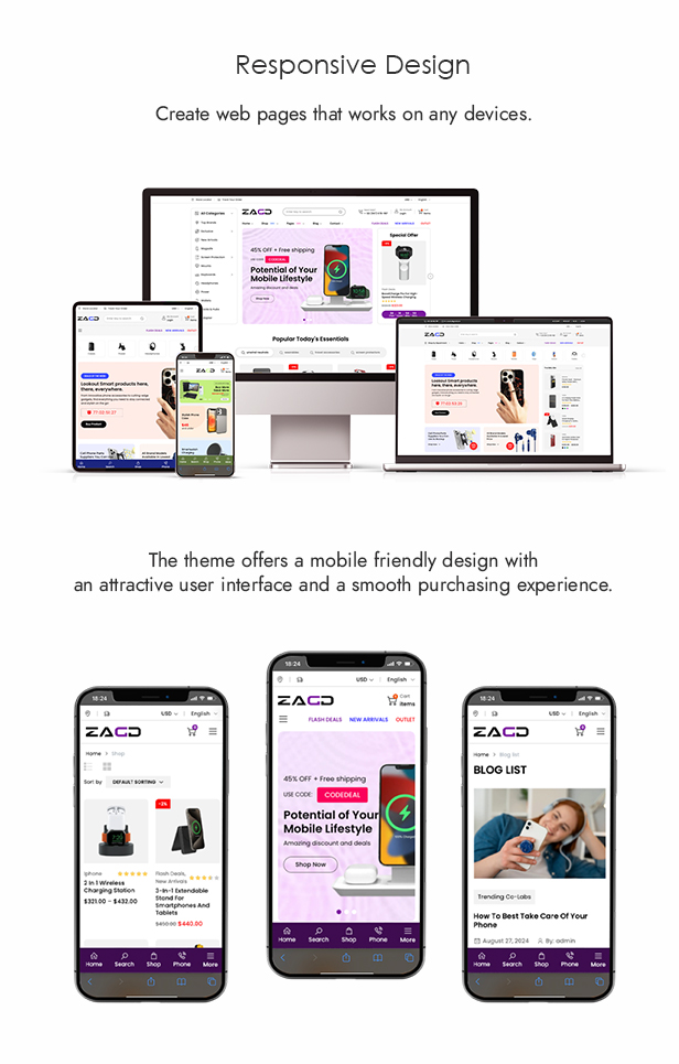 Zagg – Elektronik & Zubehör WooCommerce WordPress Theme – 6