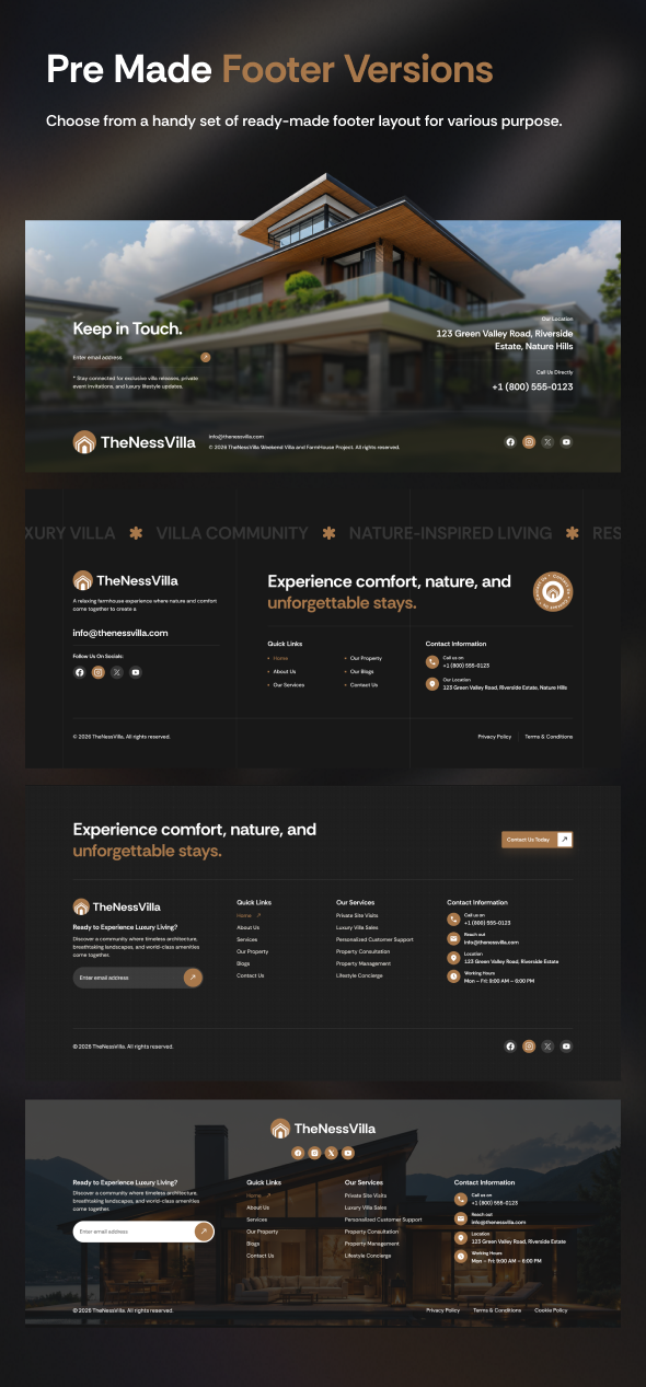 TheNessVilla – WordPress-Theme für Wochenendvilla und Bauernhausprojekt – 12