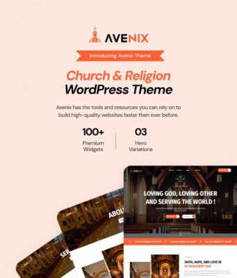 Avenix – WordPress-Themes für Kirchenwebsites