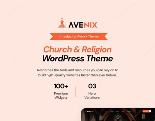 Avenix – WordPress-Themes für Kirchenwebsites