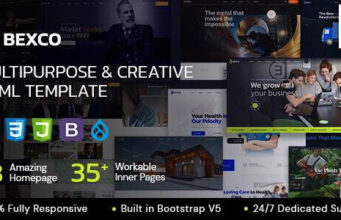 Bexco – Kreatives Mehrzweck-Drupal 10- und 11-Template