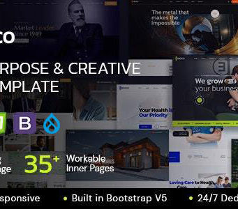 Bexco – Kreatives Mehrzweck-Drupal 10- und 11-Template