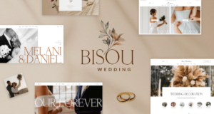 Bisou – Hochzeits-WordPress-Vorlage