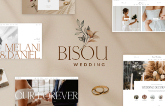Bisou – Hochzeits-WordPress-Vorlage