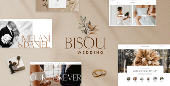 Bisou – Hochzeits-WordPress-Vorlage