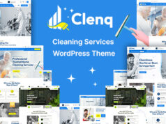 Clenq – WordPress-Vorlage für Reinigungsdienste