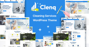Clenq – WordPress-Vorlage für Reinigungsdienste