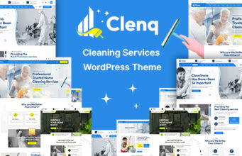 Clenq – WordPress-Vorlage für Reinigungsdienste