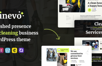 Clinevo – WordPress-Template für Reinigungs- und Handwerkerdienste
