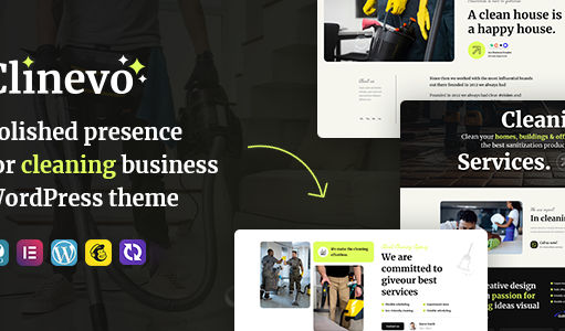 Clinevo – WordPress-Template für Reinigungs- und Handwerkerdienste
