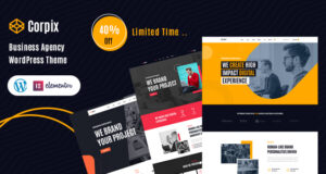 Corpix – WordPress-Template für Unternehmensagenturen