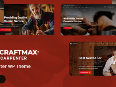 Craftmax – Carpenter WordPress-Vorlage