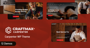 Craftmax – Carpenter WordPress-Vorlage