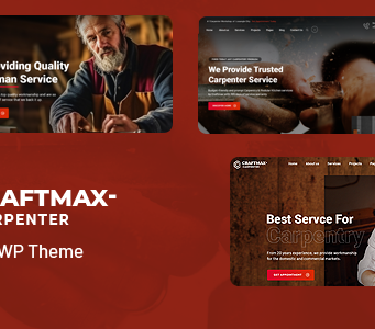 Craftmax – Carpenter WordPress-Vorlage