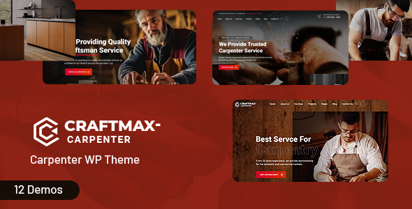 Craftmax – Carpenter WordPress-Vorlage