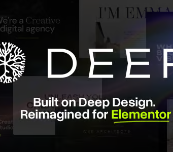 Deep – WordPress-Vorlage für Elementor-Kreativagentur und Portfolio
