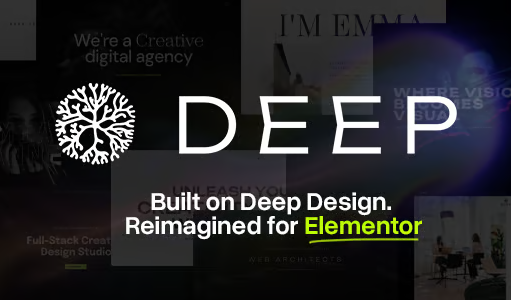 Deep – WordPress-Vorlage für Elementor-Kreativagentur und Portfolio