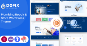 Dofix – WordPress-Template für Sanitärreparaturen und Stores + RTL