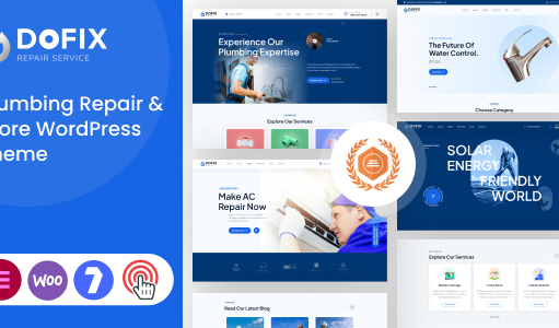 Dofix – WordPress-Template für Sanitärreparaturen und Stores + RTL