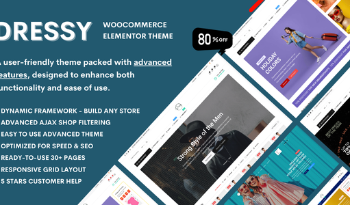 Dressy – Fashion Store & Clothing Shop WooCommerce Layout