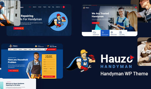 Hauzo – WordPress-Template für Handwerker und Klempner