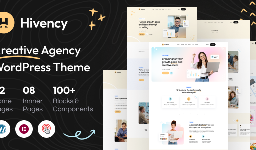 Hivency – WordPress-Layout für kreative Digitalagenturen