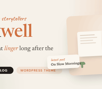 Inkwell – Persönliches Blog-WordPress-Layout