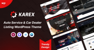 Karex – WordPress-Template für Autoservice- und Autohändlerlisten