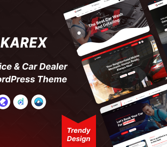 Karex – WordPress-Template für Autoservice- und Autohändlerlisten