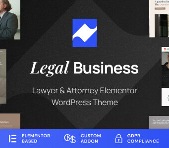 Legal Business – WordPress-Layout für Anwälte und Anwälte