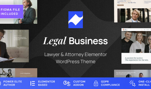 Legal Business – WordPress-Layout für Anwälte und Anwälte