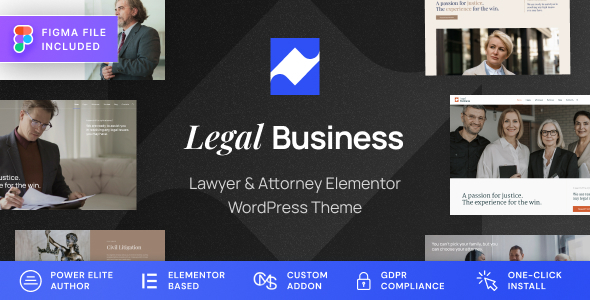 Legal Business – WordPress-Layout für Anwälte und Anwälte