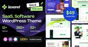 Lexend – Software-, SaaS- und Startup-WordPress-Vorlage