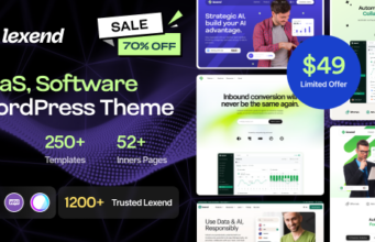 Lexend – Software-, SaaS- und Startup-WordPress-Vorlage