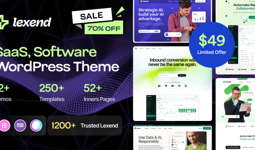 Lexend – Software-, SaaS- und Startup-WordPress-Vorlage