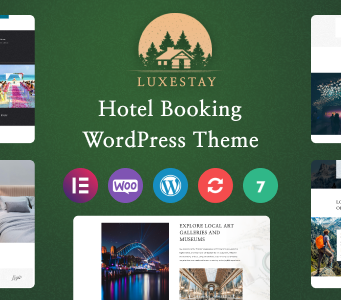 LuxeStay – WordPress-Template für Hotelbuchungen