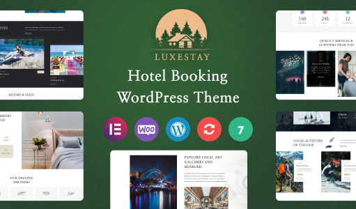 LuxeStay – WordPress-Template für Hotelbuchungen