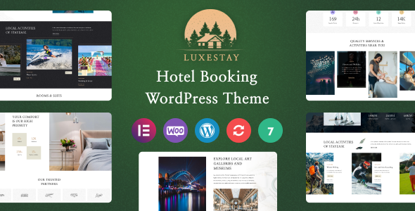 LuxeStay – WordPress-Template für Hotelbuchungen