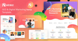Nucaz – Nextjs-Vorlage für SEO und digitales Marketing