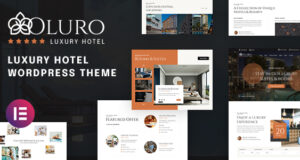 OLURO Luxushotel WordPress-Template