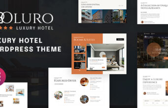 OLURO Luxushotel WordPress-Template