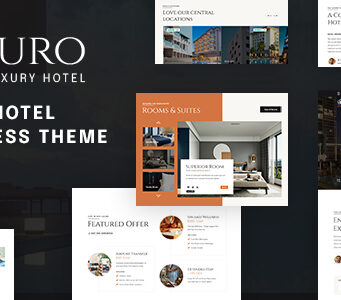 OLURO Luxushotel WordPress-Template