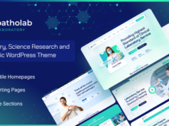Patholab – WordPress-Vorlage für Labor- und Wissenschaftsforschung