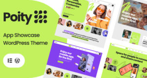 Poity – Technologie- und App-Showcase-WordPress-Layout