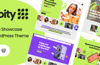 Poity – Technologie- und App-Showcase-WordPress-Layout