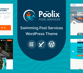 Poolix – WordPress-Template für Poolreinigung und -renovierung