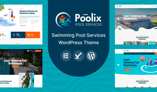 Poolix – WordPress-Template für Poolreinigung und -renovierung
